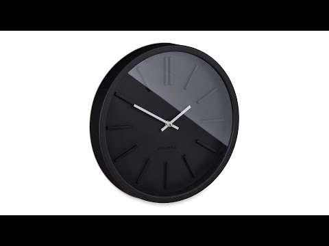 Horloge murale moderne Verre - Matière plastique