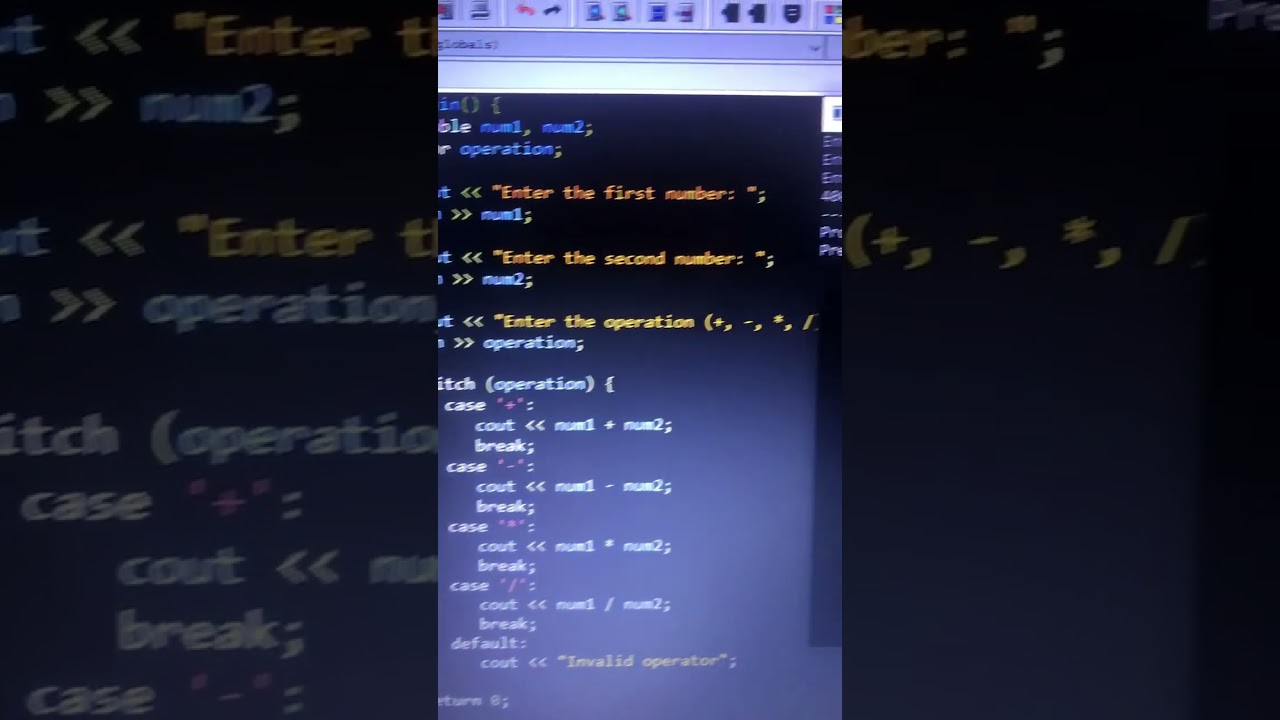 mini calculator c++ #coders #codinglife #codingninja #codemasters #codelife #coding #code #coder