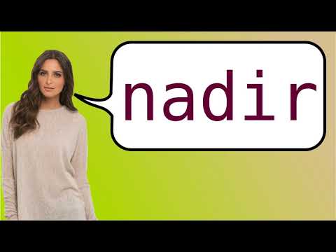 How to say 'nadir' in French?