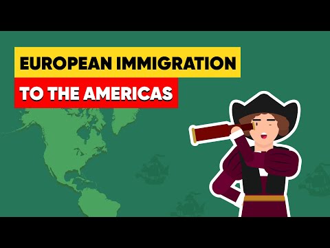 How did Europeans immigrate to the Americas?