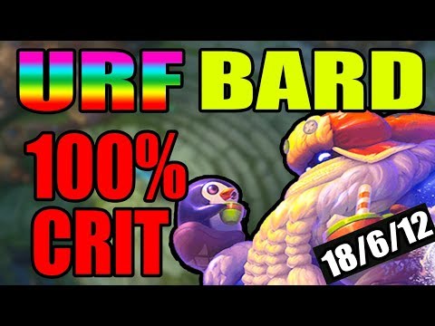 URF BARD FULL CRIT AD | BEST SUPPORT BUILD IN URF | League of Legends | Kobe lol