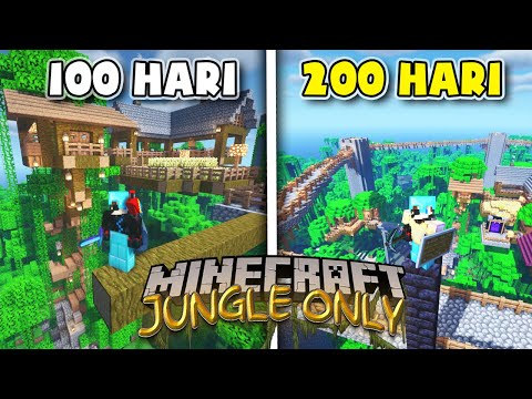 200 Days in Minecraft but Jungle Only❗️❗️