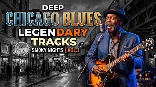 Midnight Blues Guitar Silent Nights | Smooth Chicago Jazz Blues for Relaxing and Emotional Calm