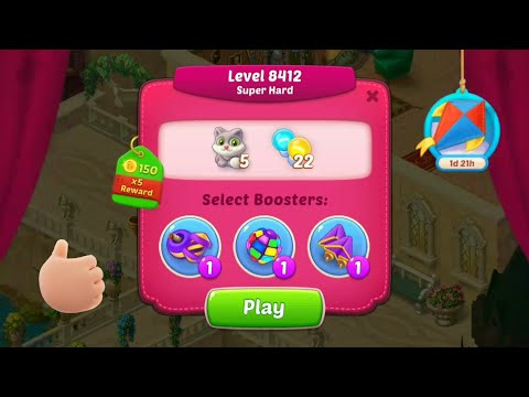 Homescapes Level 8411-8420 Challenge - Can You Beat Me?