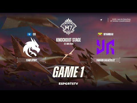 Team Spirit vs Yangon Galacticos GAME 1 M7 World Championship | YG VS TS ESPORTSTV