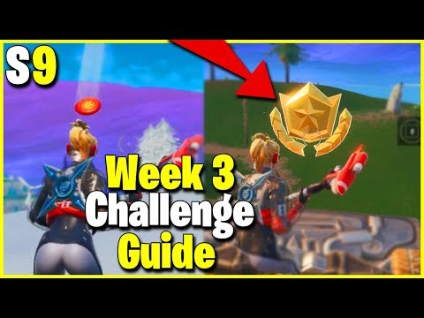 Secret Battle Star in Loading Screen #3 + Catch a Disc Toy | S9 Week 3 Challenge Guide