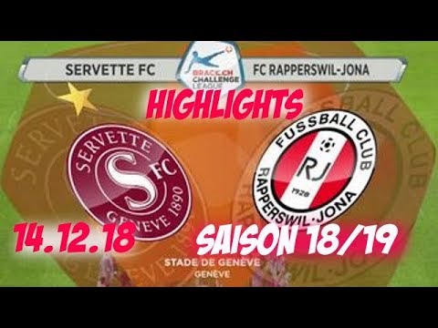 Highlights: Servette - Genf Fc vs Fc Rapperswil - Jona (14.12.18)