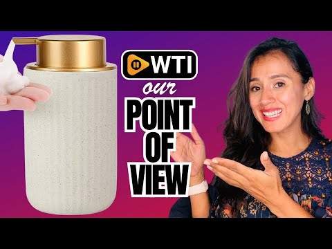 Ceramic Hand Foaming Soap Dispenser - 350ml Hand Foaming Pump Soap Dispenser for Hand Wash Beige Ceramic Dish Liquid Foam Dispenser for Kitchen Bathroom - WTI product video review