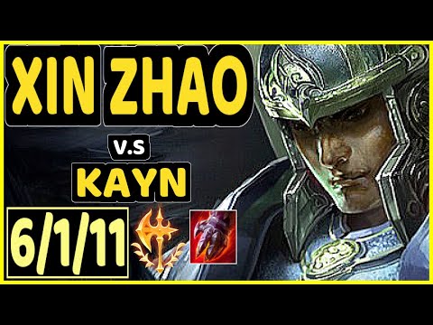 MALRANG (XIN ZHAO) vs KAYN - 6/1/11 KDA JUNGLE CHALLENGER GAMEPLAY - KR