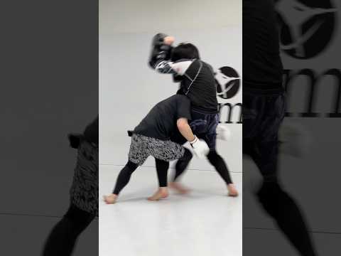 スイッチコンボ&フェイントでテイクダウン！#ミット打ち #キックボクシング #mma