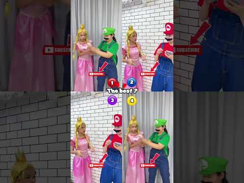 1,2,3 OR 4? THE ART OF GETTING PHONE #youandmeshow #supermario #supermariobros