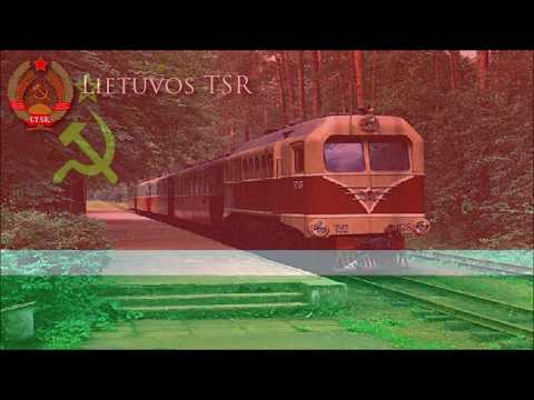 National Anthem of the Lithuanian SSR (1950-1991)- "LTSR Himnas" English Subtitles