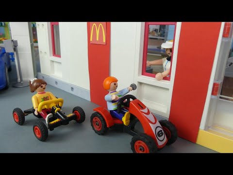 Playmobil Film "McDonalds & Dunkin Donat" Familie Jansen / Kinderfilm / Kinderserie