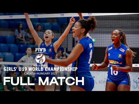 ITA🇮🇹 vs. BUL🇧🇬 - Full Match | Girls' U19 World Championship | Pool C
