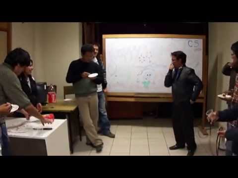 Cumpleaños profesor Cristian CS UNSA