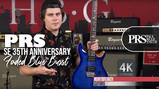 Video thumbnail for PRS SE 35th Anniversary Limited with Faded Blue Burst by Heartbreaker Guitars