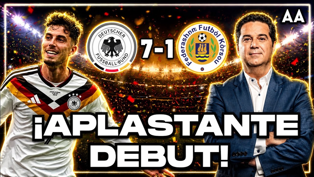 Alemania gusta, gana y golea al debutante Curaçao 7-1