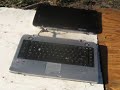 Smashing a Toshiba Satellite Notebook PC 
