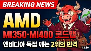 [AMD 주가전망] AMD — MI350·MI400 로드맵, 엔비디아 독점 깨는 2위의 반격