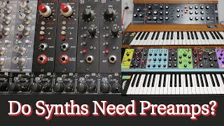 Video thumbnail for Do Synths Need Preamps? (Audient ASP800, Avedis MD7, Electrodyne 501, Cranborne 500R8) by MKDVB