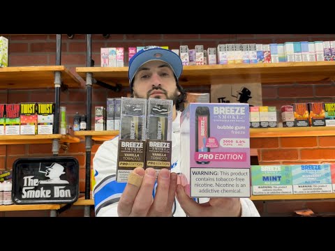 BREEZE PRO BUBBLE GUM FREEZE & VANILLA TOBACCO