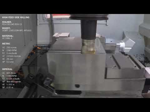High Feed Side Milling with FE11 | ARNO