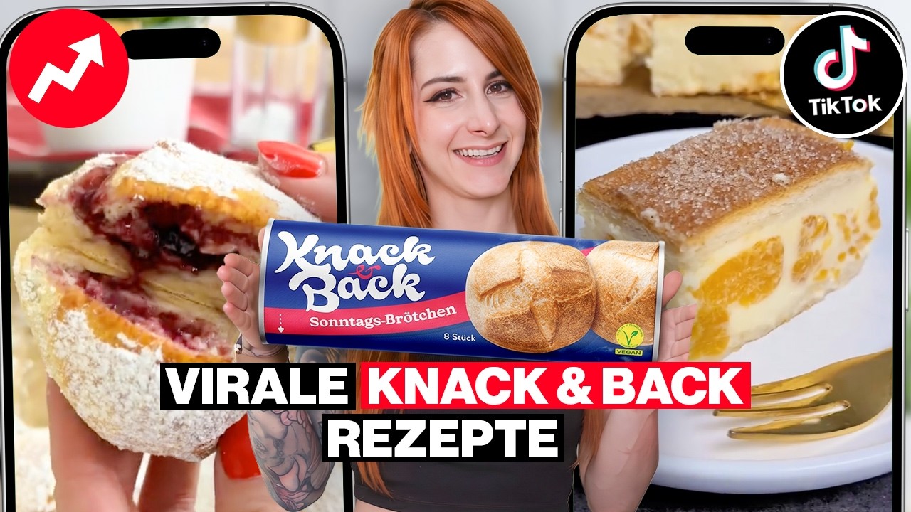 Ich teste virale Knack & Back Rezepte 2026 von TikTok & Instagram 😍