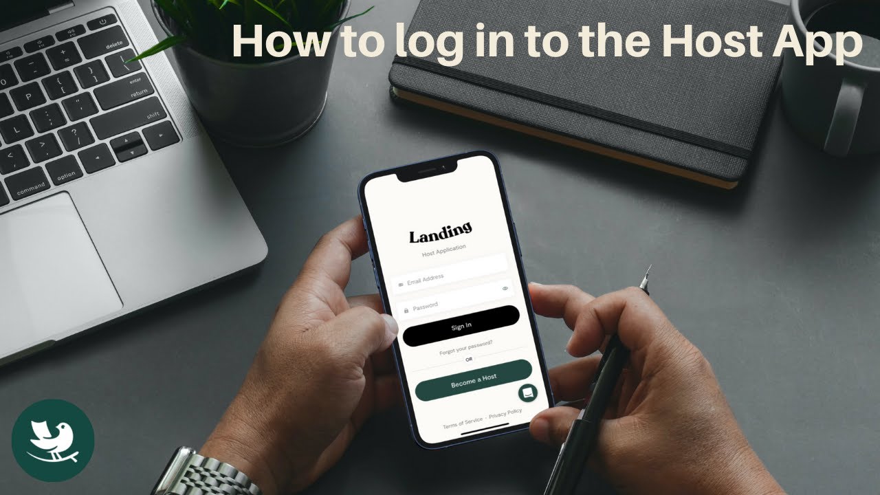 How to Log in to the App