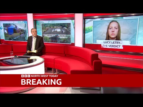 BBC - BBC North West Today (1330BST - Full Program - Lucy Letby found Guilty - 18/8/23) [1080p50]