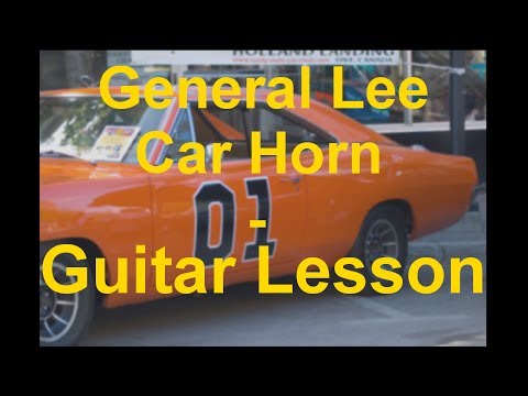 General Lee Car Horn Sound Effect Lesson | Guitar Lessons @  