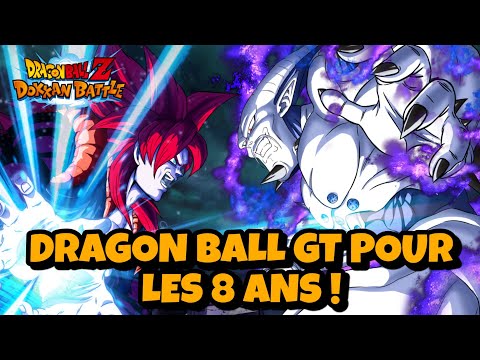 DRAGON BALL GT POUR LES 8 ANS ! RÉACTION TRAILER DOKKAN BATTLE
