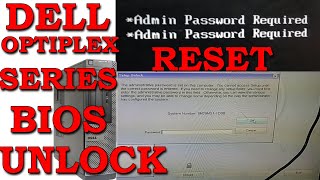 How to Reset or Clear Dell Optiplex Series BIOS Password | Fix Admin Password Required