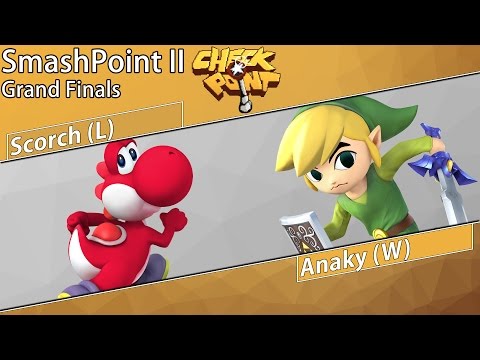 SmashPoint II - Sorch(L) (Yoshi, Mario) Vs. Anaky(W) (Toon Link, Marth) Grand Finals