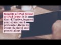 Best iPad Air Rental Services in Dubai