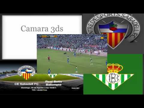 Sabadell 1-3 Betis Gol de Edgar (2014-2015)