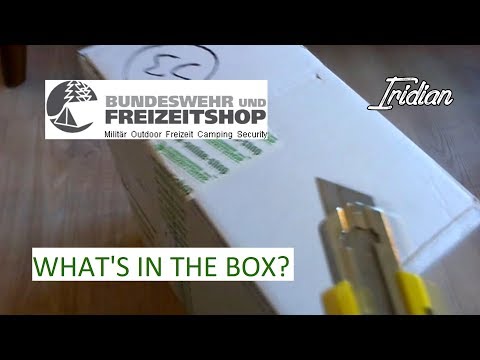 Unboxing shipment from Bundeswehr und Freizeitshop (BW-online shop)
