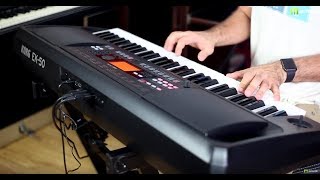 Video thumbnail for KORG EK-50 GRAND PIANO SOUNDS by muzykujkropkacom