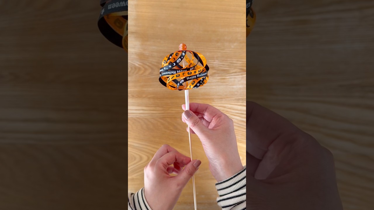 ハロウィンにぴったりのおもちゃを作ってみました🎃#ハロウィン #手作りおもちゃ #おうちこうさく #工作 #簡単工作 #おうち遊び