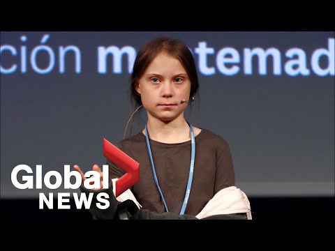Greta Thunberg speaks ahead of climate march in Madrid as COP25 summit continues