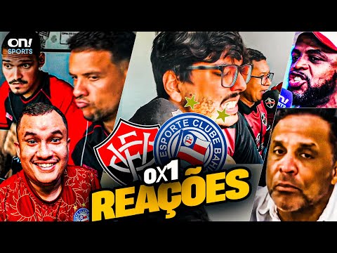 REAÇÕES DA TORCIDA DO VITÓRIA 😂 'ACABOU NOSSA HEGEMONIA'' 😂 TOMOU BROCADA DO BAHIA