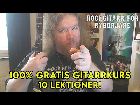 Gratis gitarrkurs! Rockgitarr för nybörjare