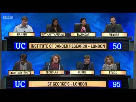 University Challenge S45E06 ICR vs St Georges - London