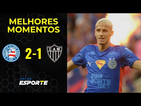 BAHIA 2 X 1 ATLÉTICO MG I- MELHORES MOMENTOS | CAMPEONATO BRASILEIRO 13º RODADA - 12/07/2025