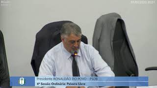 Sessão ordinária da Câmara de Vereadores Irati 07/03/2023