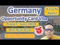 German Opportunity Card Visa | Life In Germany | Life In Europe | Telugu Vlogs Europe |
