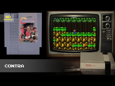 Contra NES: Flawless No Damage Run Gameplay