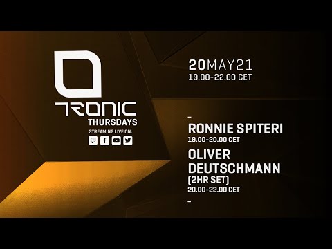 TRONIC THURSDAYS 20-05-2021 OLIVER DEUTSCHMANN