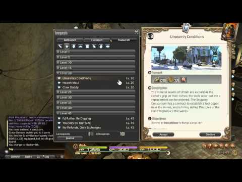 FFXIV Blacksmithing Leveling Guide - Updated for Patch 2.1