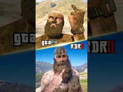 GTA 5 vs RDR2: Mud Physics & Character Dirt Test! 💩🧍