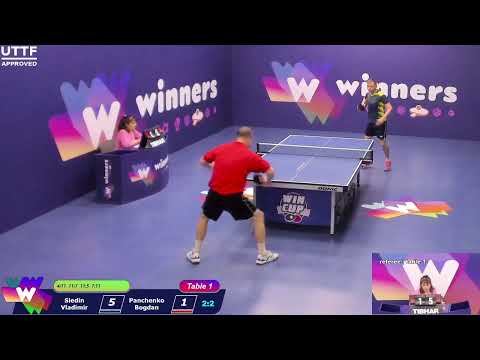 WINners CUP table 1  11.01 Siedin Vladimir - Panchenko Bogdan 13:00